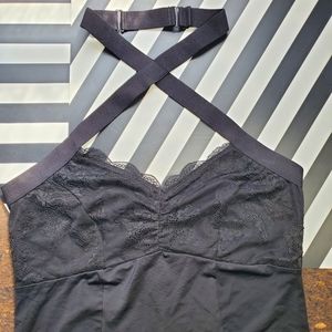 torrid super hot body suit with collar size XXL/0 black